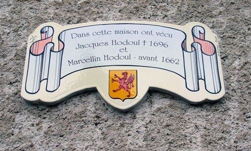 Plaque décorative en lave émaillée 1