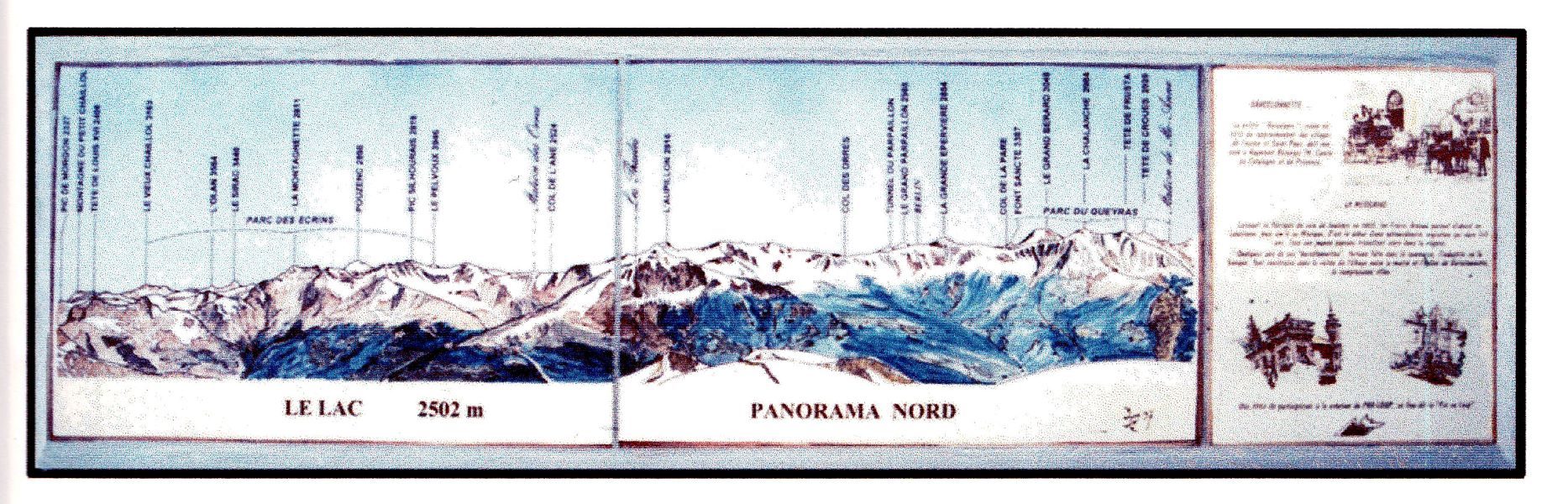 Table d'orientation Praloup Nord