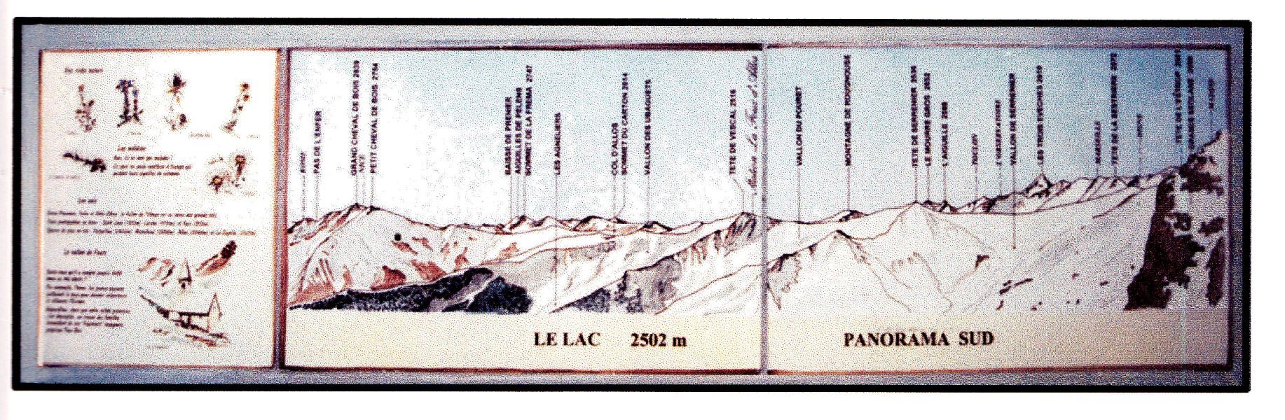 Table d'orientation Praloup Sud