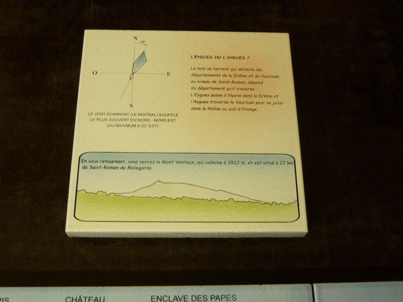 Table d'orientation St-Roman 7