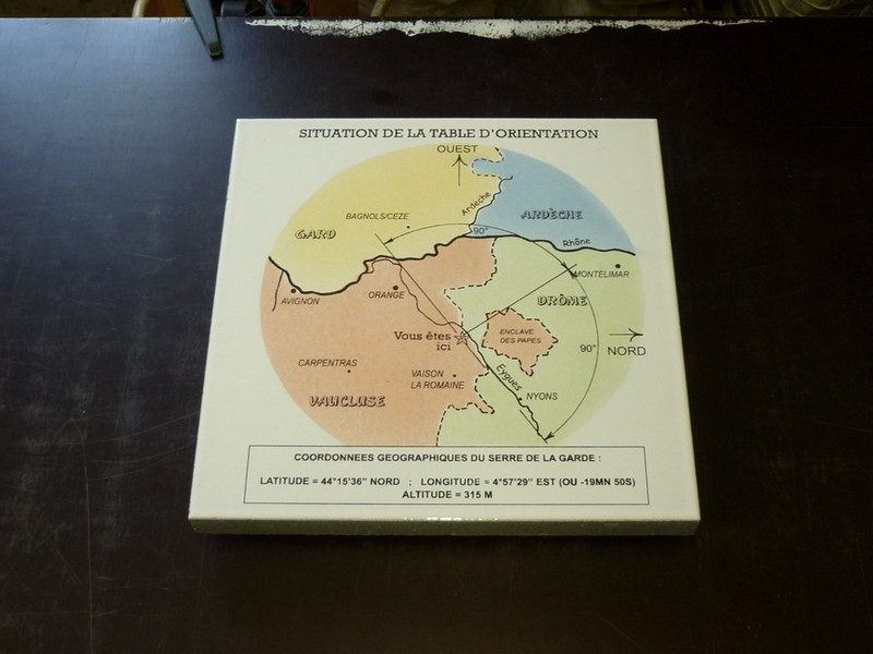 Table d'orientation St-Roman 8
