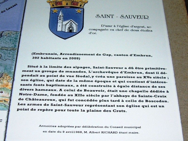 Table d'orientation St-Sauveur